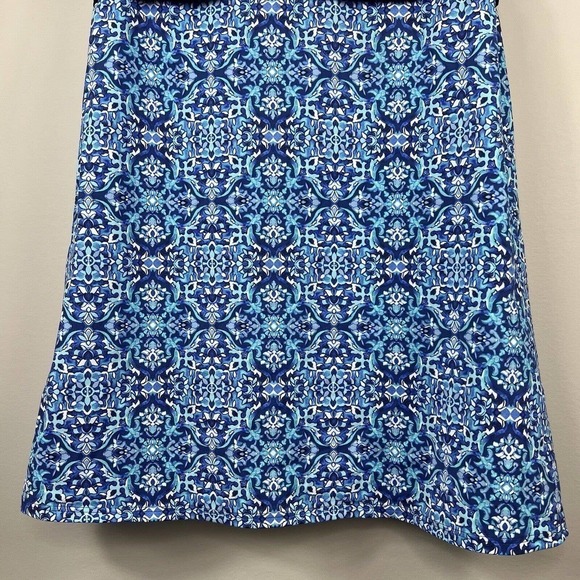 Lands End Blue Tankini Swim Top Size 16 Underwire - Picture 3 of 8